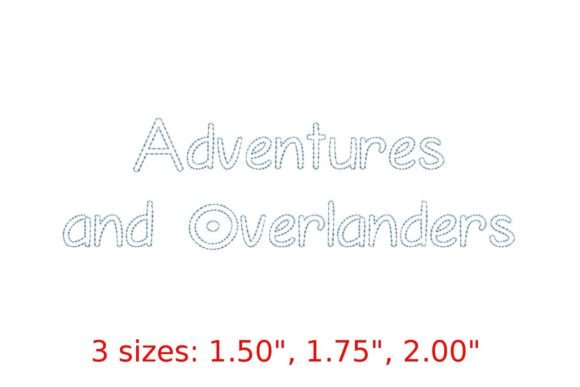 Adventures Bean Font: Playful & Personalized Embroidery Magic