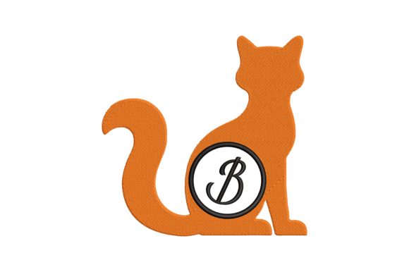 Cat Letter B: A Charming, Versatile Embroidery Design for Personalized Gifts