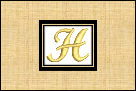 Gold Letter H: A Designer’s Real-World Stitch Test