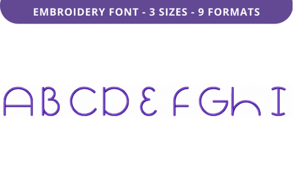 Halo Colony Font a to I: A Seasonal Embroidery Review
