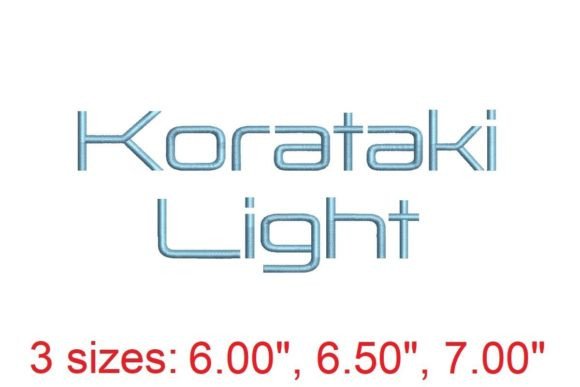 Korataki Light Embroidery Font: A Designer’s Honest Review