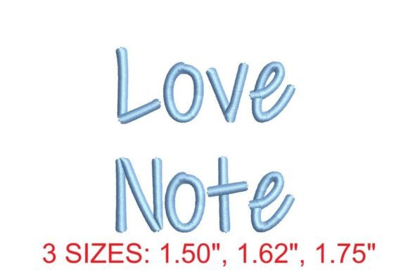Love Note Embroidery Font: Elegant & Emotional